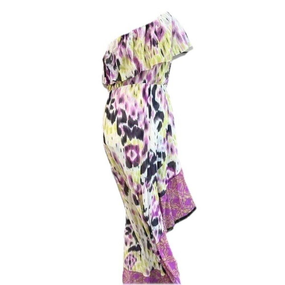 Anthropologie multicolored dress a line Women size M A000280 - Picture 4 of 10